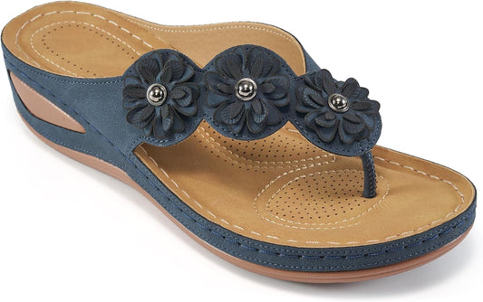 Sandals for Women Wedge Shoes: Summer Womens Platform Flip Flops Comfortable Casual Dressy Wedges Sandal